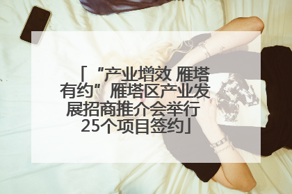 “产业增效 雁塔有约”雁塔区产业发展招商推介会举行 25个项目签约