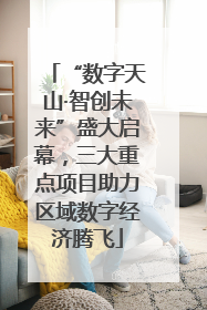 “数字天山·智创未来”盛大启幕，三大重点项目助力区域数字经济腾飞