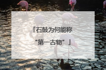 石鼓为何能称“第一古物”