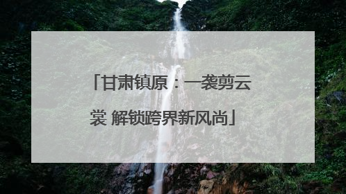 甘肃镇原：一袭剪云裳 解锁跨界新风尚