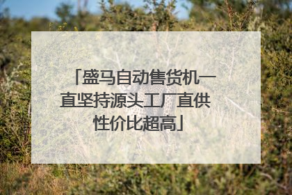 盛马自动售货机一直坚持源头工厂直供 性价比超高