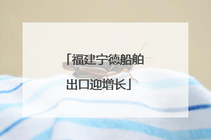 福建宁德船舶出口迎增长