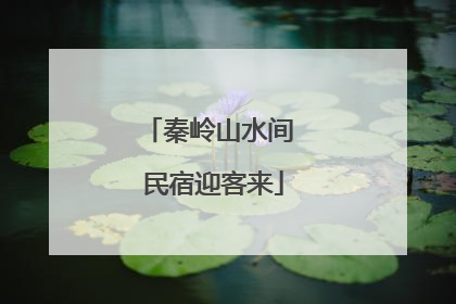 秦岭山水间 民宿迎客来