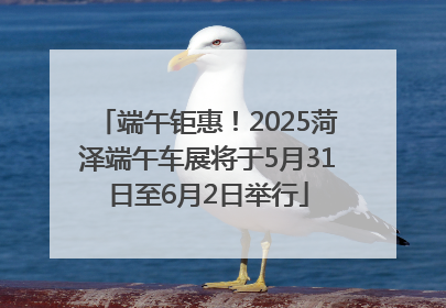 端午钜惠！2025菏泽端午车展将于5月31日至6月2日举行