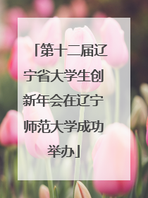 第十二届辽宁省大学生创新年会在辽宁师范大学成功举办