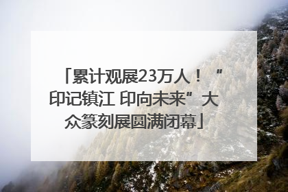 累计观展23万人！“印记镇江 印向未来”大众篆刻展圆满闭幕
