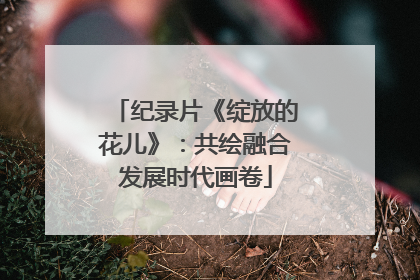 纪录片《绽放的花儿》：共绘融合发展时代画卷