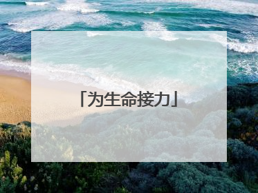 为生命接力