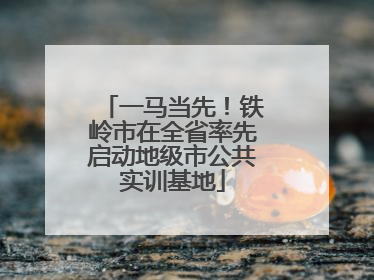 一马当先！铁岭市在全省率先启动地级市公共实训基地