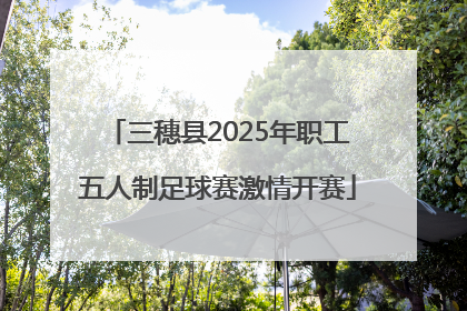 三穗县2025年职工五人制足球赛激情开赛