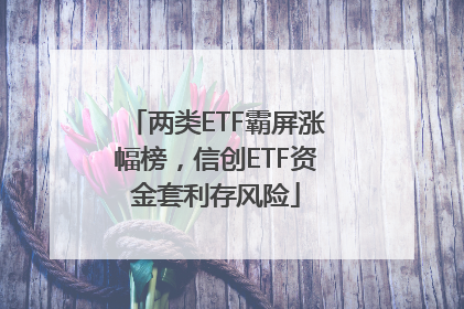 两类ETF霸屏涨幅榜，信创ETF资金套利存风险