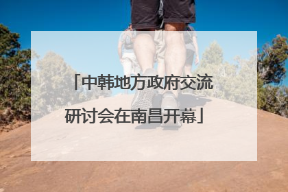 中韩地方政府交流研讨会在南昌开幕