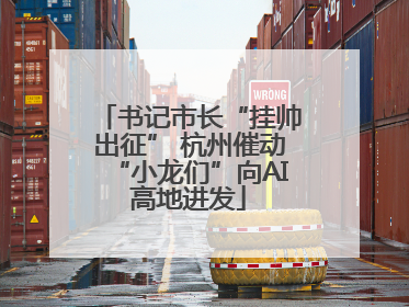 书记市长“挂帅出征” 杭州催动“小龙们”向AI高地进发