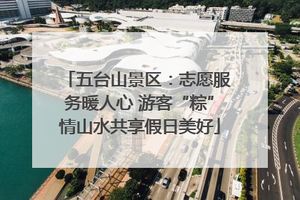 五台山景区：志愿服务暖人心 游客“粽”情山水共享假日美好