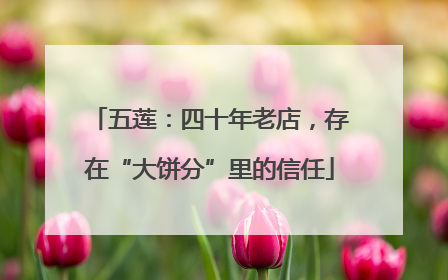 五莲：四十年老店，存在“大饼分”里的信任