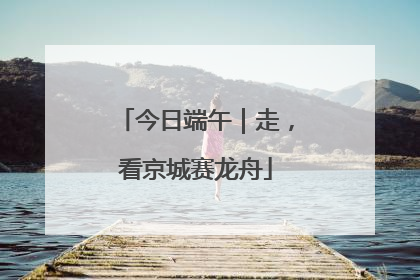 今日端午｜走，看京城赛龙舟