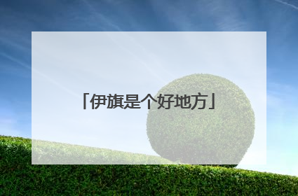 伊旗是个好地方