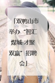 双鸭山市举办“智汇煤城·才聚双赢”招聘会