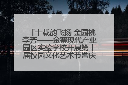 十载韵飞扬 金园桃李芳——金寨现代产业园区实验学校开展第十届校园文化艺术节暨庆“六一”系列活动