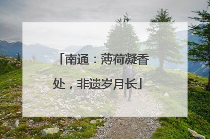 南通：薄荷凝香处，非遗岁月长