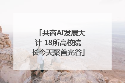 共商AI发展大计 18所高校院长今天聚首光谷
