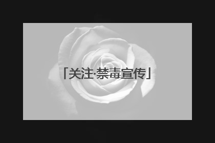 关注·禁毒宣传