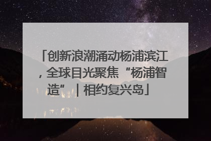 创新浪潮涌动杨浦滨江，全球目光聚焦“杨浦智造”｜相约复兴岛