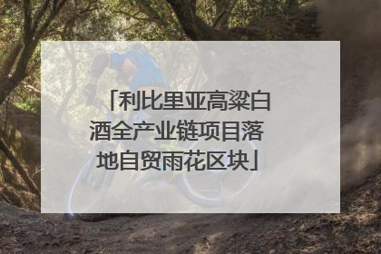 利比里亚高粱白酒全产业链项目落地自贸雨花区块