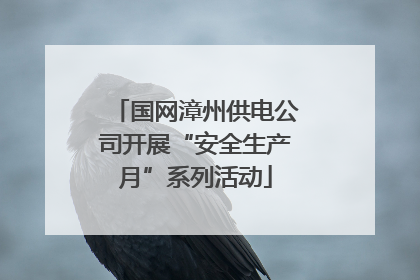 国网漳州供电公司开展“安全生产月”系列活动