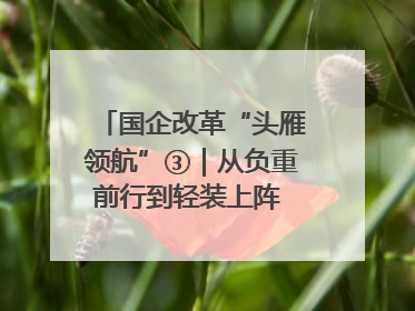 国企改革“头雁领航”③｜从负重前行到轻装上阵 重庆以“瘦身”谋“健体”