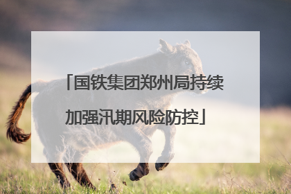 国铁集团郑州局持续加强汛期风险防控