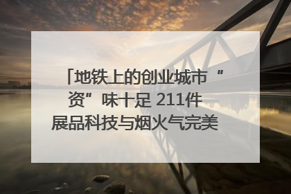 地铁上的创业城市“资”味十足 211件展品科技与烟火气完美融合｜西博视界
