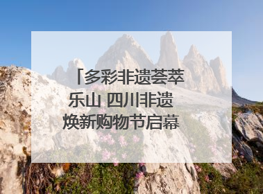 多彩非遗荟萃乐山 四川非遗焕新购物节启幕｜镜观四川