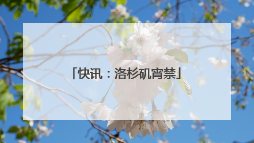 快讯：洛杉矶宵禁
