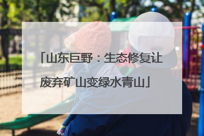 山东巨野：生态修复让废弃矿山变绿水青山