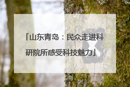 山东青岛：民众走进科研院所感受科技魅力