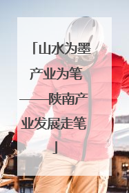 山水为墨 产业为笔——陕南产业发展走笔