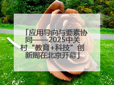 应用导向与要素协同——2025中关村“教育+科技”创新周在北京开幕