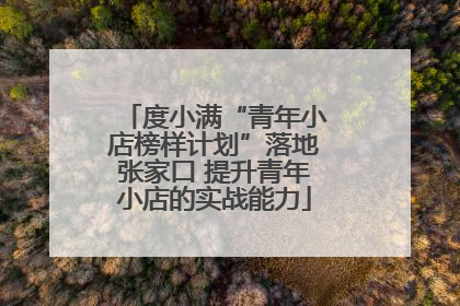 度小满“青年小店榜样计划”落地张家口 提升青年小店的实战能力