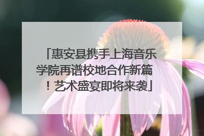 惠安县携手上海音乐学院再谱校地合作新篇！艺术盛宴即将来袭