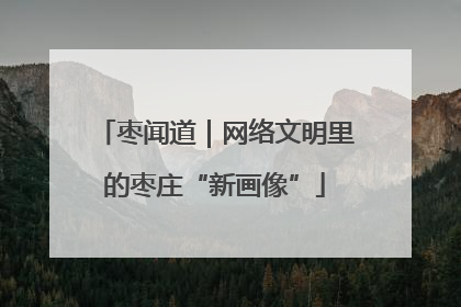 枣闻道｜网络文明里的枣庄“新画像”
