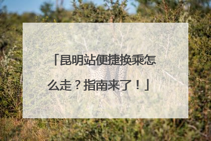 昆明站便捷换乘怎么走？指南来了！