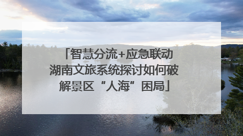 智慧分流+应急联动 湖南文旅系统探讨如何破解景区“人海”困局