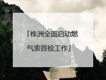 株洲全面启动燃气表首检工作