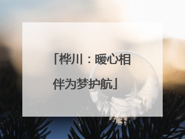桦川：暖心相伴为梦护航