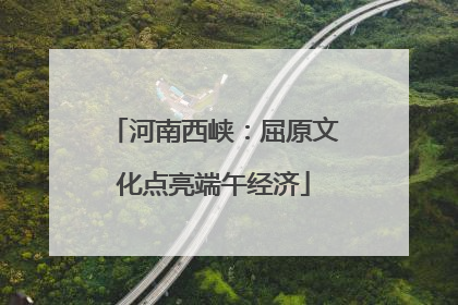 河南西峡：屈原文化点亮端午经济