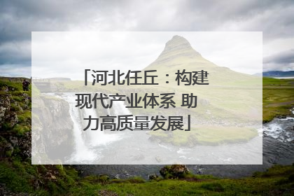 河北任丘：构建现代产业体系 助力高质量发展