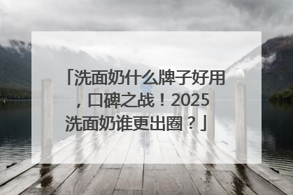 洗面奶什么牌子好用，口碑之战！2025洗面奶谁更出圈？