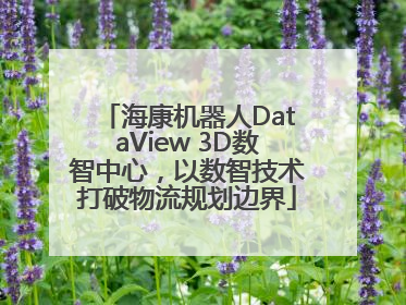 海康机器人DataView 3D数智中心，以数智技术打破物流规划边界