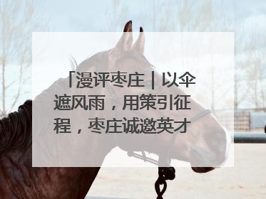 漫评枣庄｜以伞遮风雨，用策引征程，枣庄诚邀英才共赴山海！